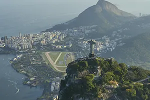 Vista Aérea do Cristo Redentor