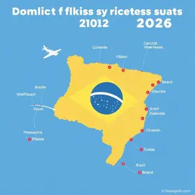 passageiros em voos domésticos