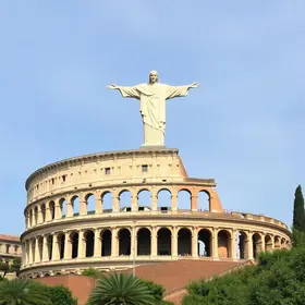 Cristo Redentor e Coliseu