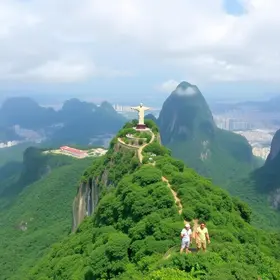 mirante no Alto Corcovado