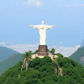 novo mirante aos pés do Cristo Redentor