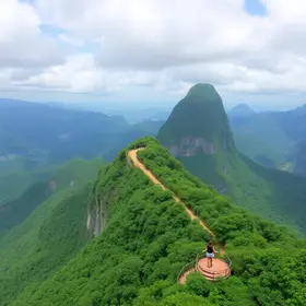 novo mirante no alto corcovado