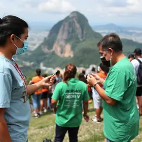 campanha de vacinação Paineiras Corcovado