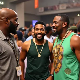 Terry Crews e Vini Jr.