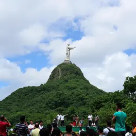 samba gratuito no Corcovado