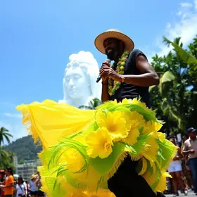 samba de graça Corcovado