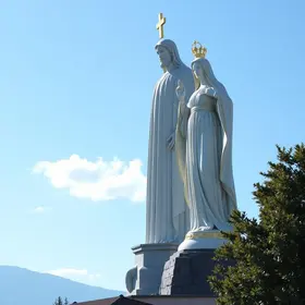 nova estátua da Virgem Maria mais alta que o Cristo Redentor