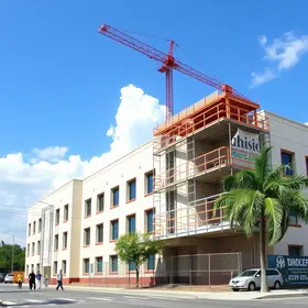 construção de escola no Cristo Redentor