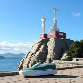 vans para o Cristo Redentor