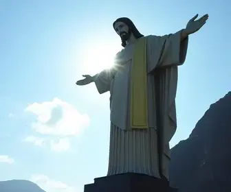 rotina invisível no Cristo Redentor